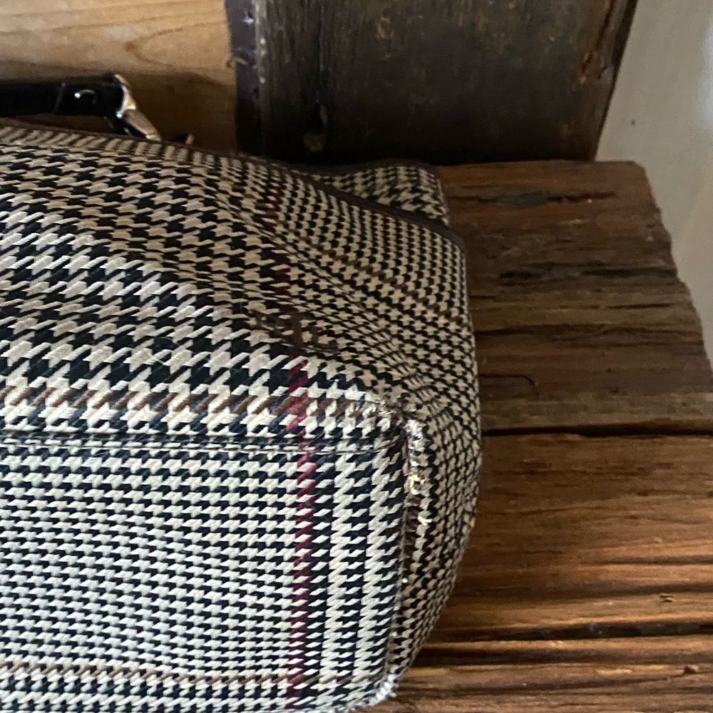 Ralph Lauren Houndstooth Shoulder Bag - Picture 7 of 14